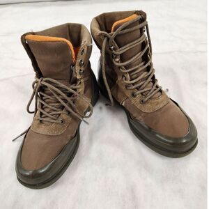 Hunter Lace-Up Ankle Boots Brown Green UK 8 US Men’s 9 Outdoor Hiking Gorpcore